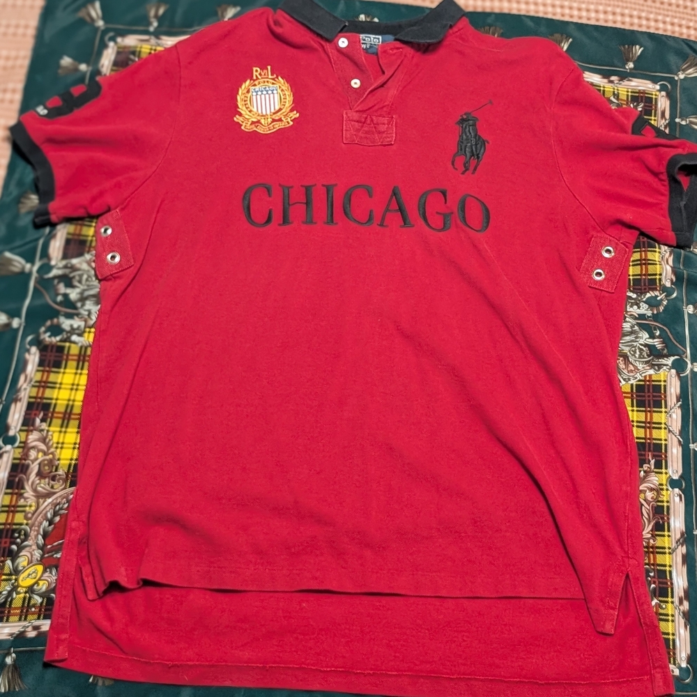 Polo by Ralph Lauren Men's 2XL Slim Fit "Chicago" Polo Shirt